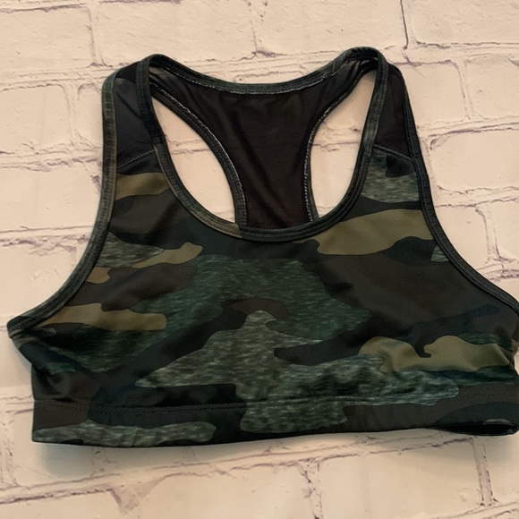 Girls Old Navy Active Racerback Sports Camouflage Bra Set - Picture 4 of 6
